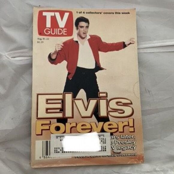 TV Guide Aug. 16-22 1997 Elvis Forever - Picture 1 of 6